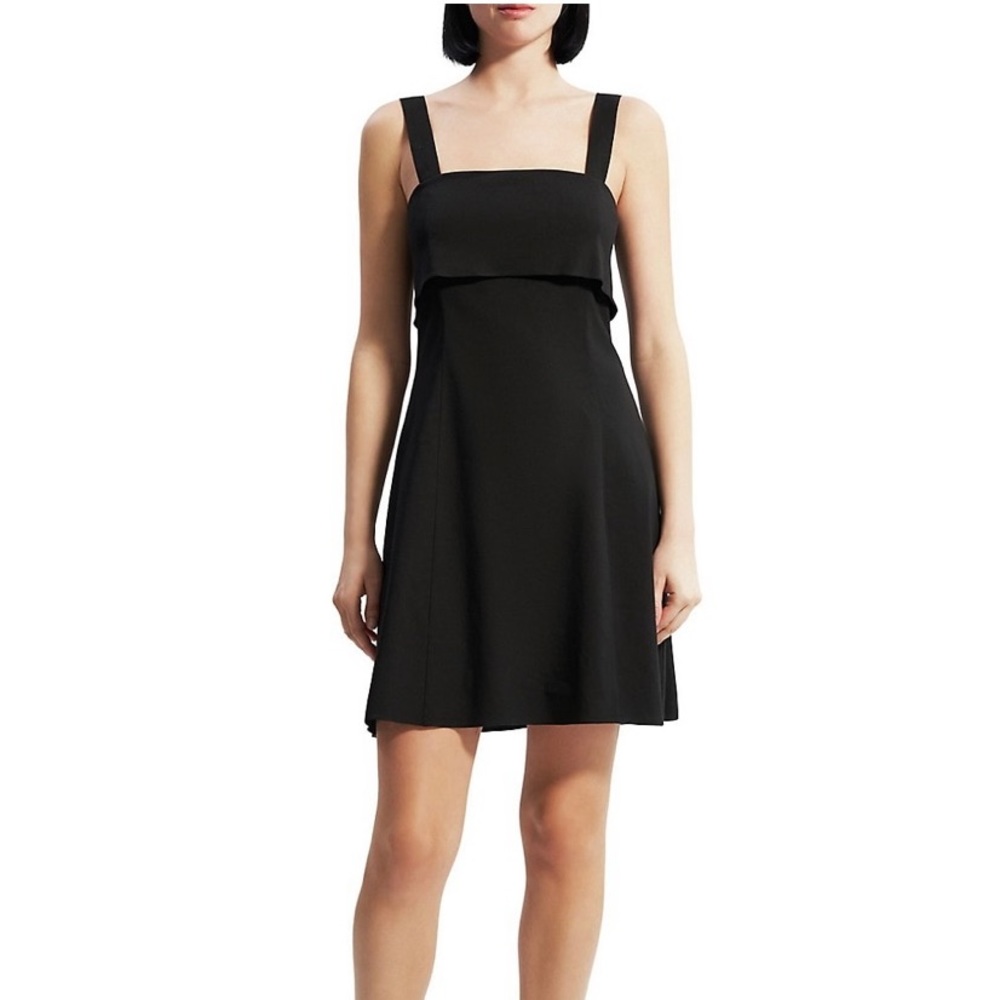 NWOT. Theory Good Linen draped back dress.